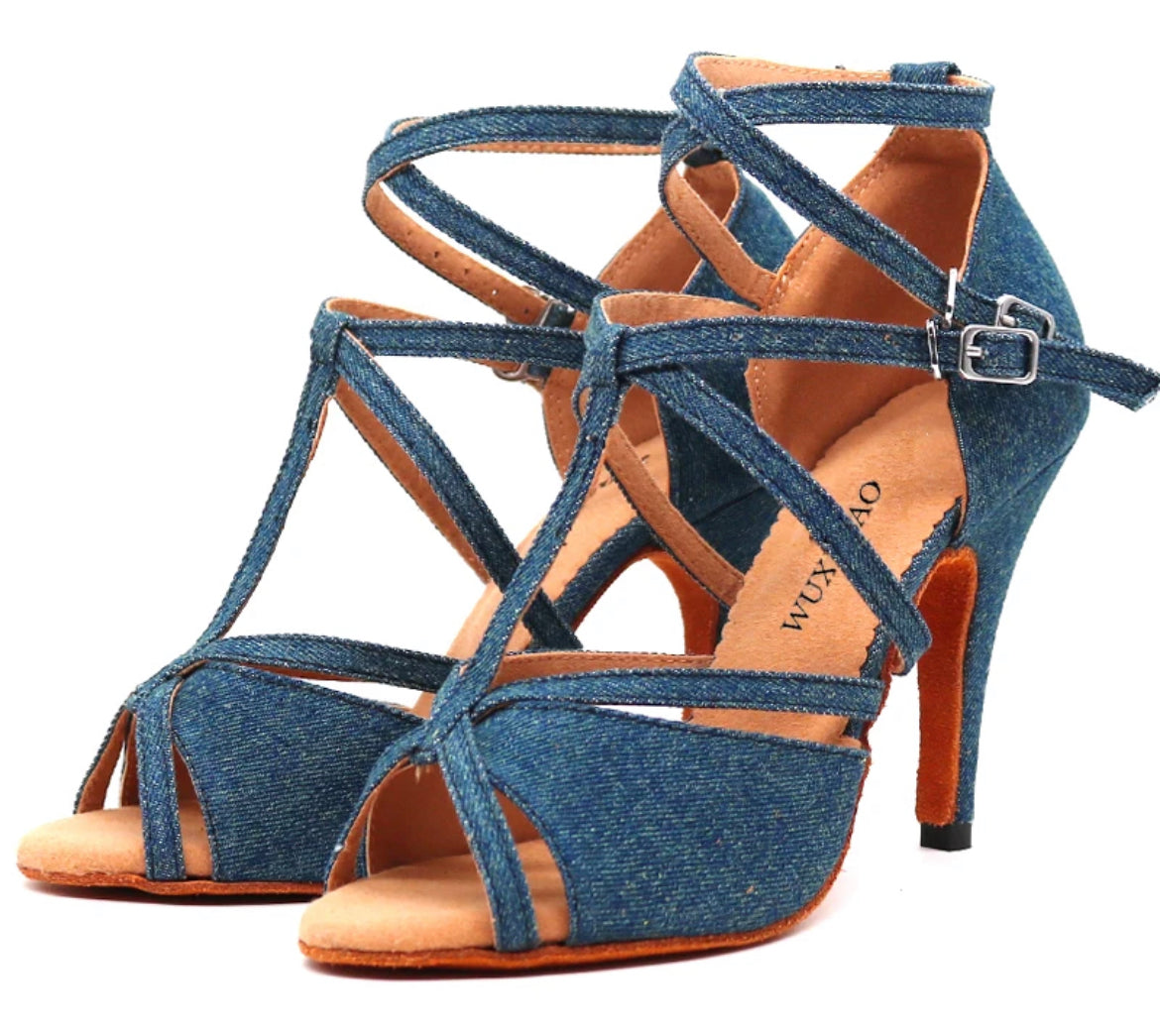 Denim 7.5cm heel