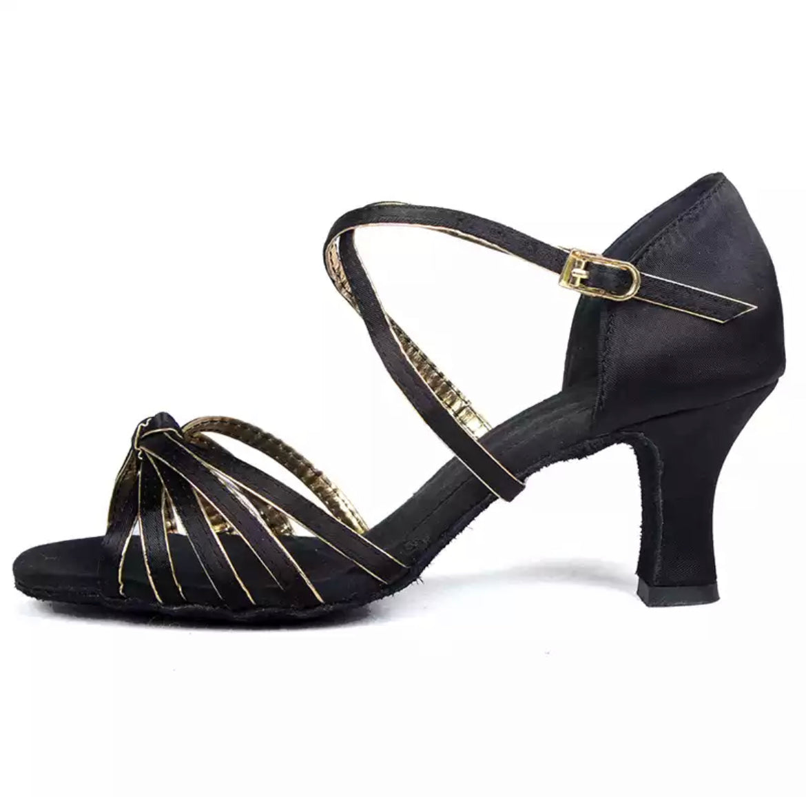 Low Heel - Black Gold