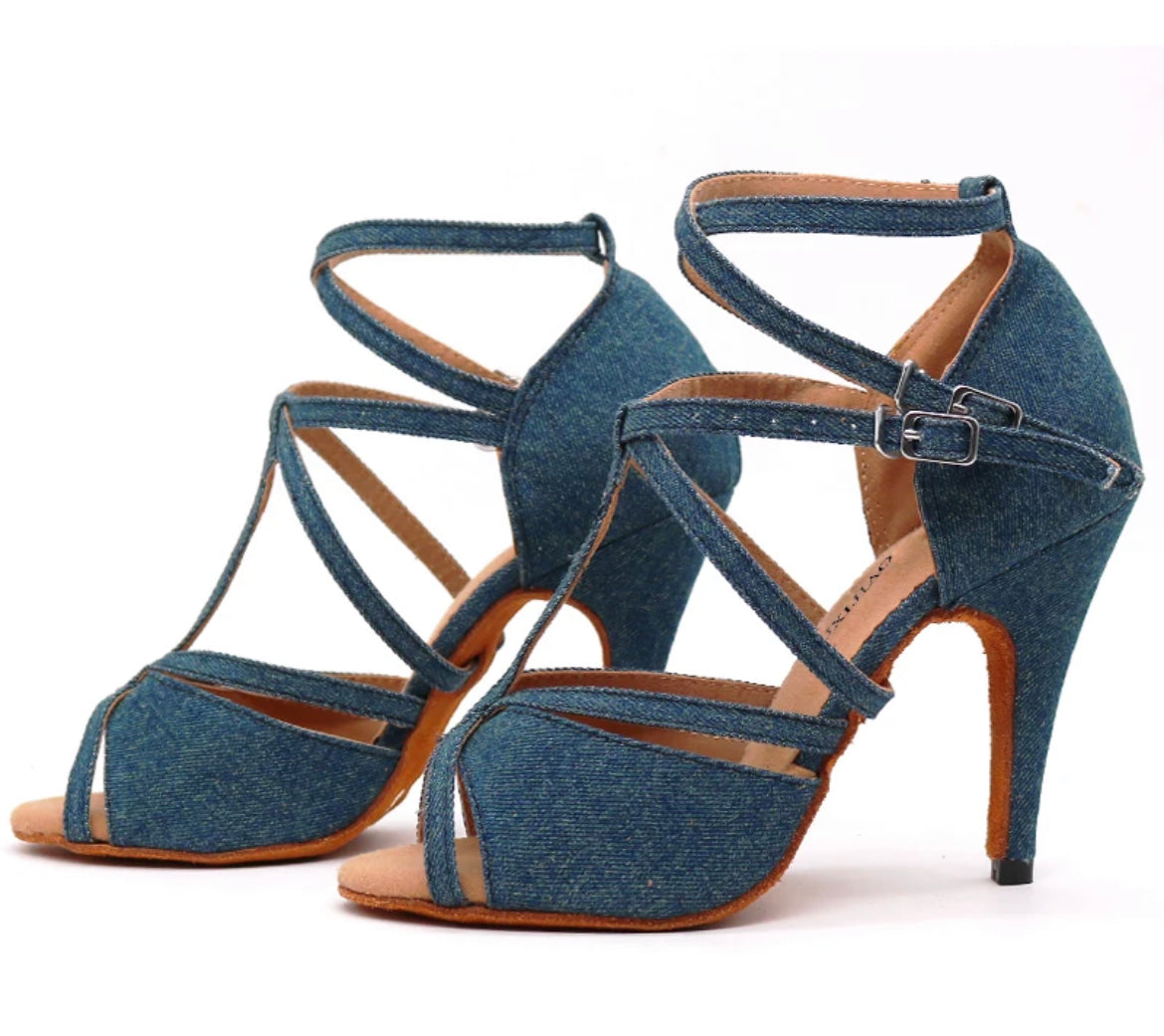 Denim 7.5cm heel