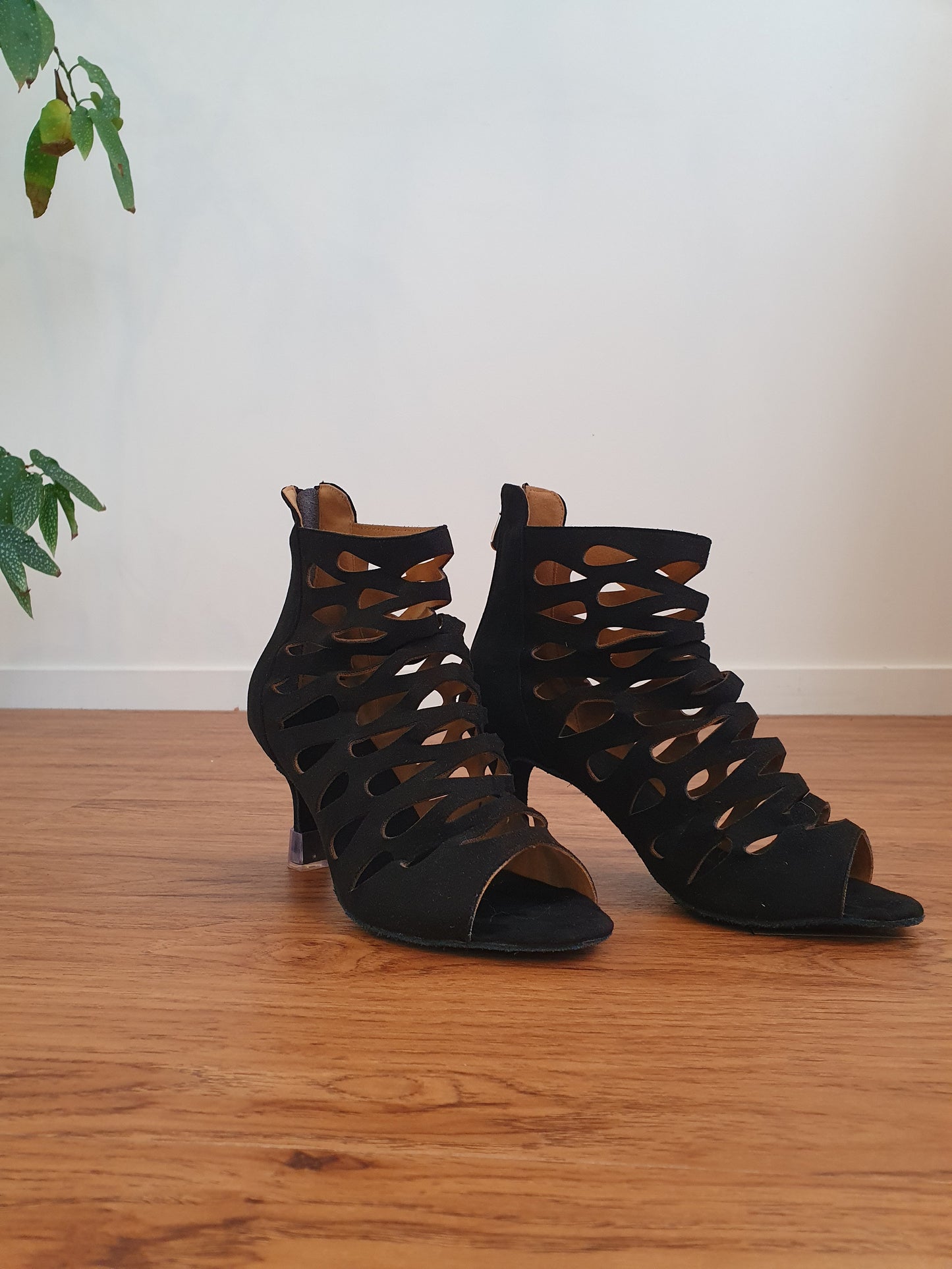 #50 Black Suede Boot