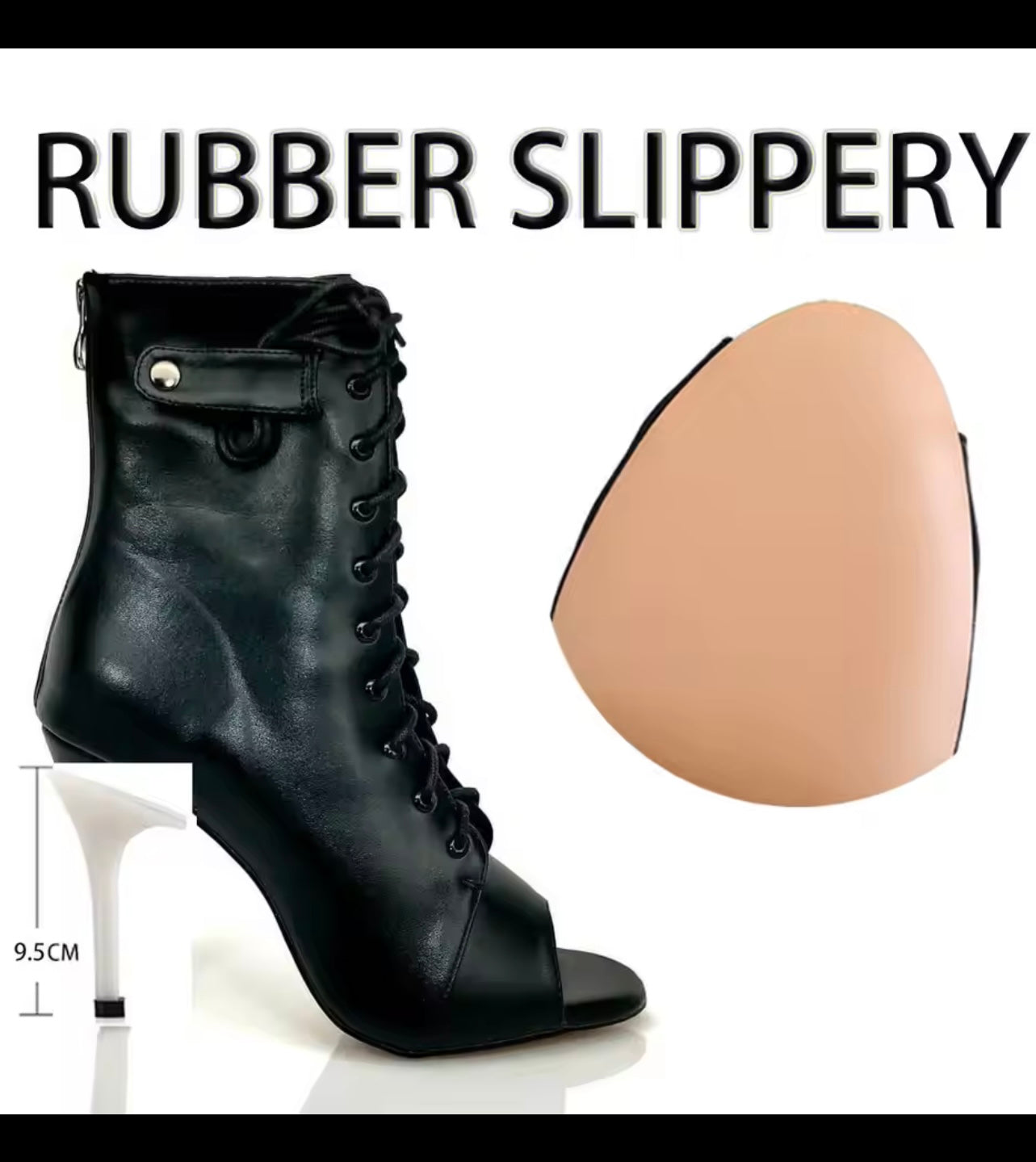 Black Boot 9cm Stiletto heel