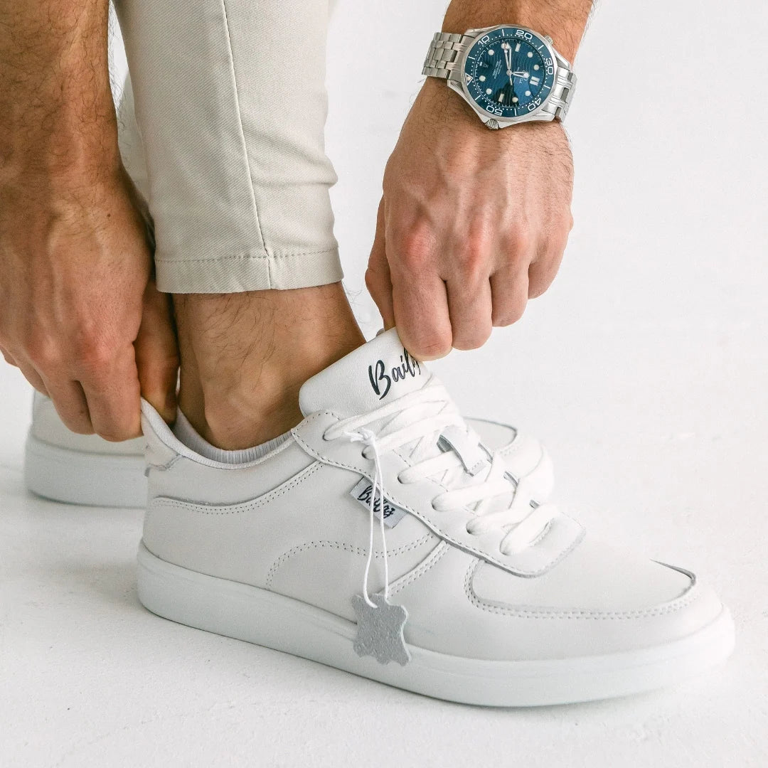 Arctic White Bailaz Dance Sneakers